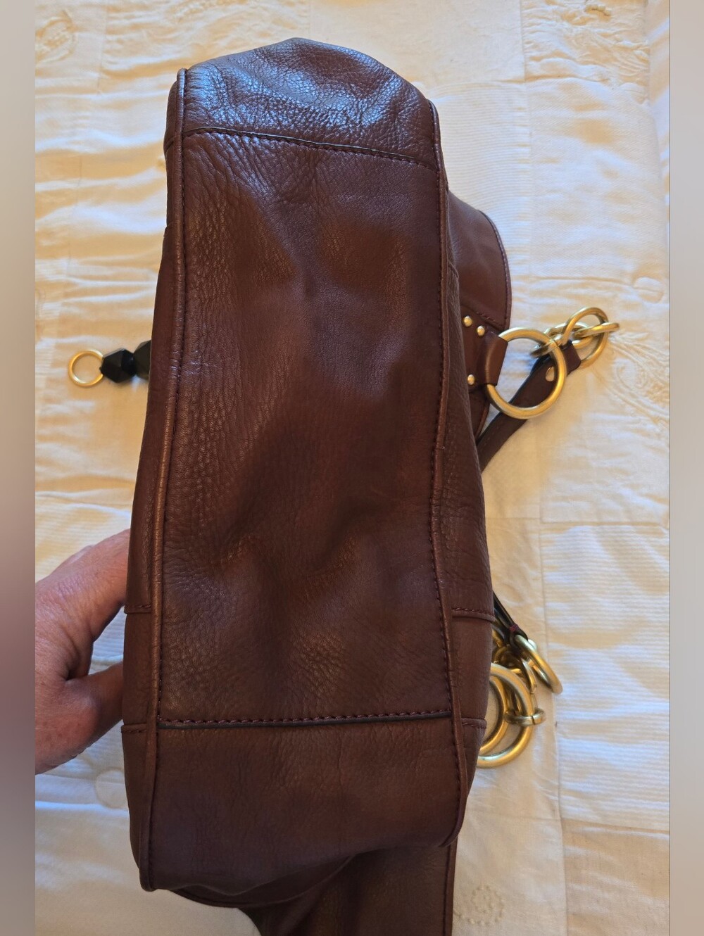 Juicy Couture Y2K Brown Leather Purse Bag - Picture 6 of 11